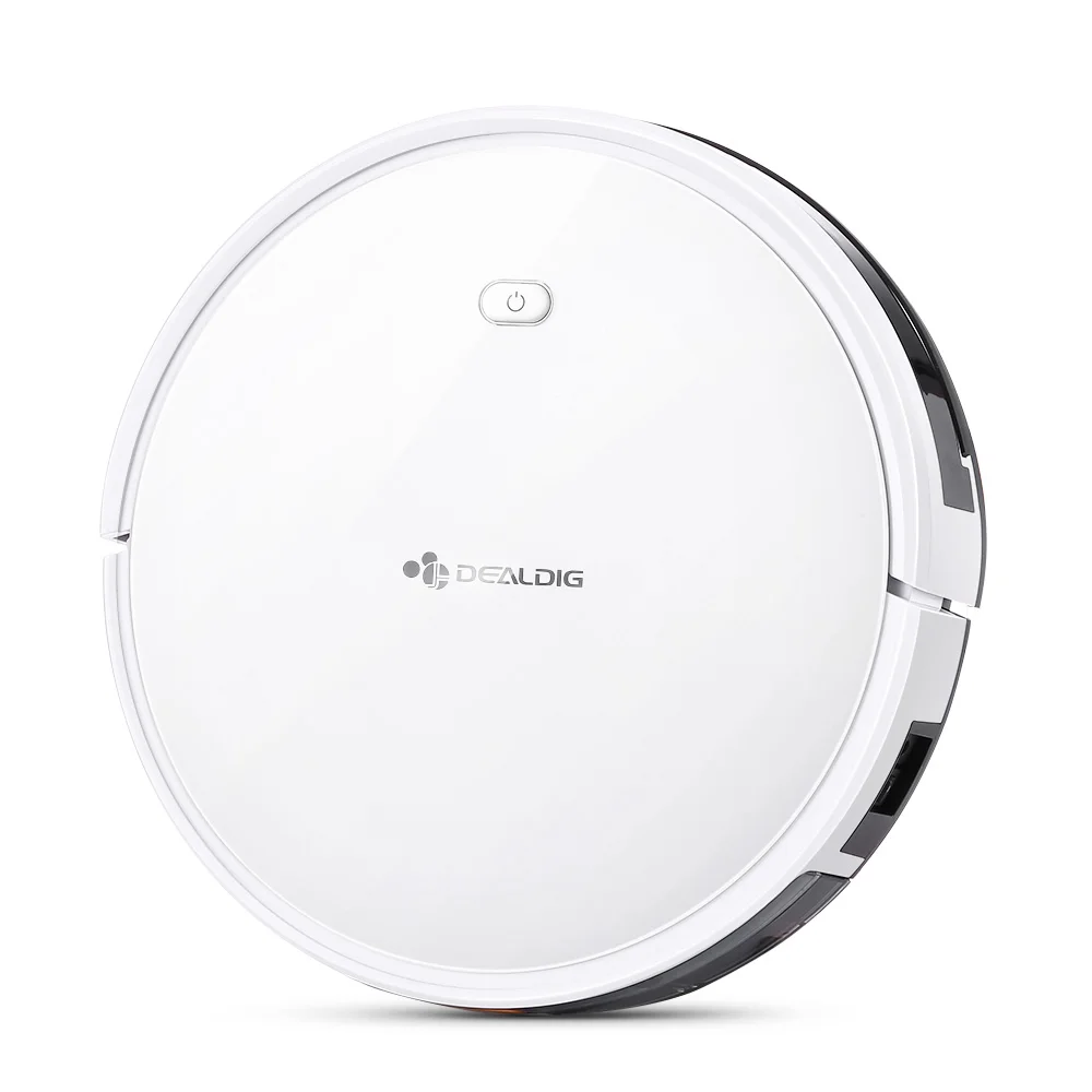 White Dealdig robvacuum 8 умный робот-пылесос с Wi-Fi, Подключение работы робот-пылесос для Alexa мобильное приложение Управление - Цвет: White