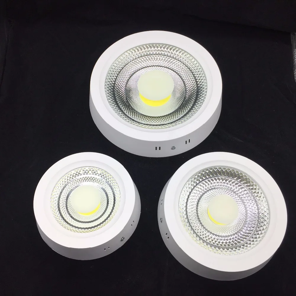 

LED Surface Light Lamp 10W 15W 25W COB LED Downlight No Cutting Needed Ceiling Panel Light 110V 220V Real Power Spot LED Light