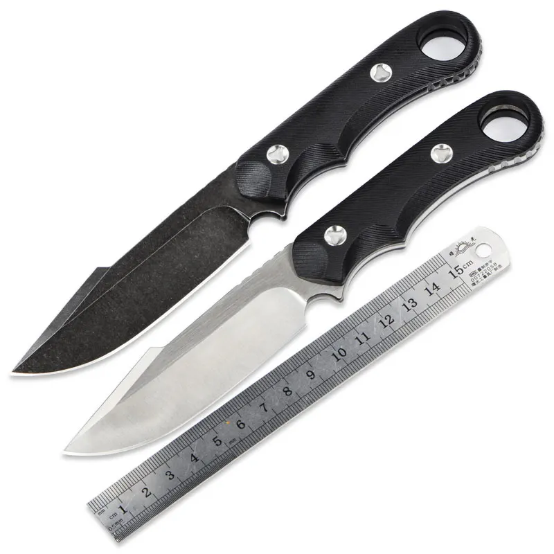 

Top Quality Fixed Blade Hunting knife D2 Blade KYDEX Sheath Survival Rescue Camping Knives Outdoor Multitool military Edc Tools