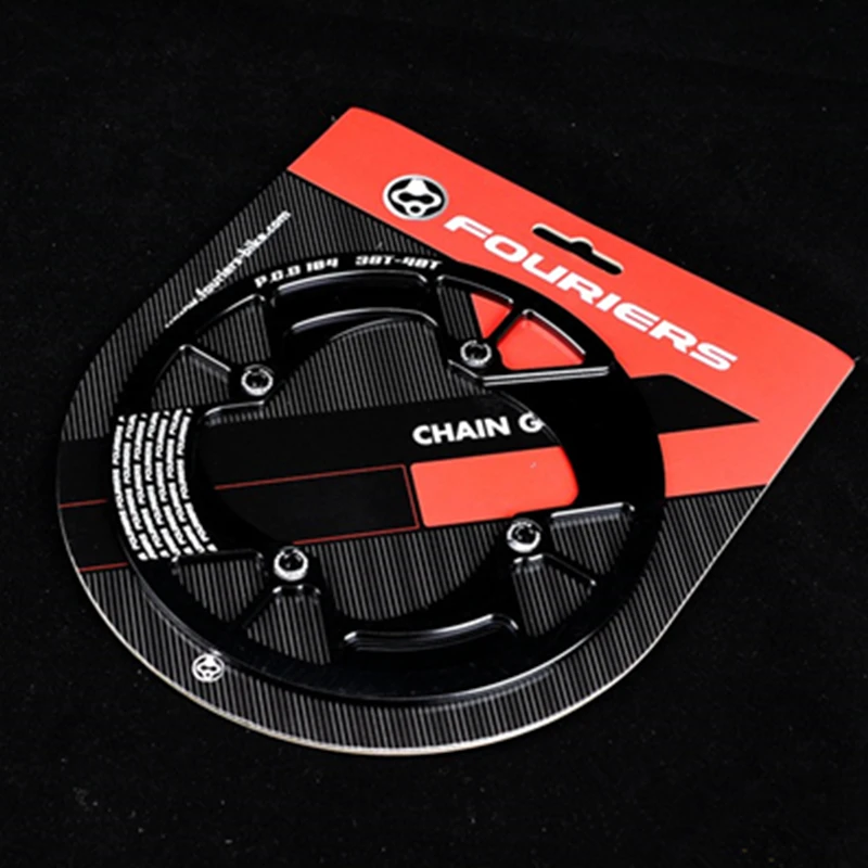 Top Fouriers MTB Guard Protect 30-40T PCD104mm Bike Crankset Full CNC Protection plate Bicycle Tooth Disk Bicycle Protection plate 3