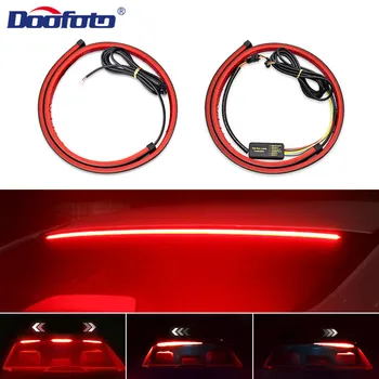 

DOOFOTO Car LED Brake Light Turn Signal Lamp Flexible Strip Auto Product High Brake Light Waterproof Universal For All Car