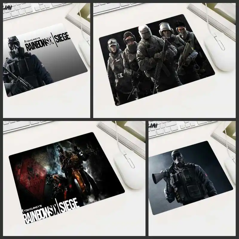 

XGZ Gaming Wallpaper Mouse Pad Notebook Gamer Small Size Games Mouse Pads Laptop Players Mat for Pubg Rainbow Six Siege Mats