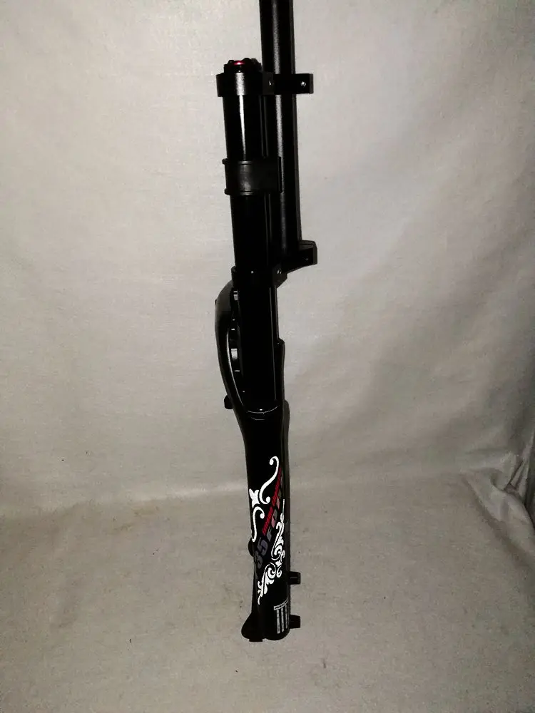 Велосипедная подвесная вилка с двойным плечом для велосипеда 2" 4,0", воздушная вилка MTB Moutain 26 дюймов, вилка для круизера, 135 мм, Магниевый сплав