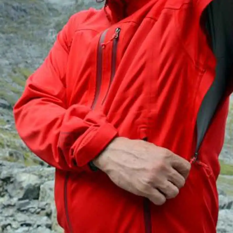 Rodeel Mens Lightweight Windbreaker Raincoat Water Resistant Jacket with Hood for Outdoor 
