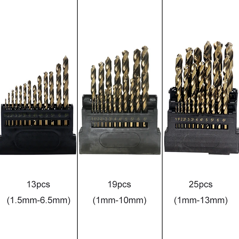 M42 HSS Сверло Набор для Metal содержат 8% высокое Кобальт Медь гладить Алюминий дерево Нержавеющая сталь бурении дрель биты