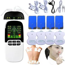 3 выхода мышечный Стимулятор, акупунктура, массажная машина, забота о здоровье, сжигатель жира, массажер 2*4, лазер, Bionase, носороги