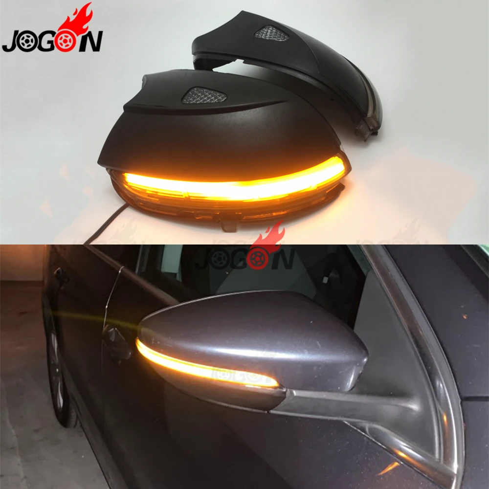 

For VW Beetle 2012-2019 Cabrio 2013-2018 Dynamic Turn Signal LED Side Wing Rearview Mirror Indicator Blinker Repeater Light
