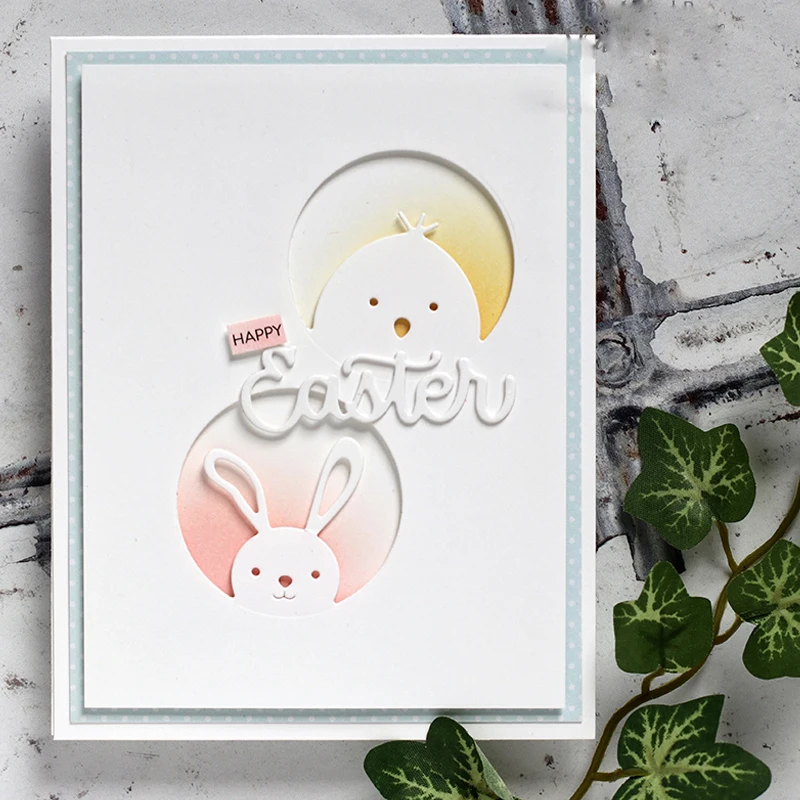 

Chick Rabbit Metal Cutting Dies for Scrapbooking DIY Card Album Embossing Card Making Paper Decor New 2019