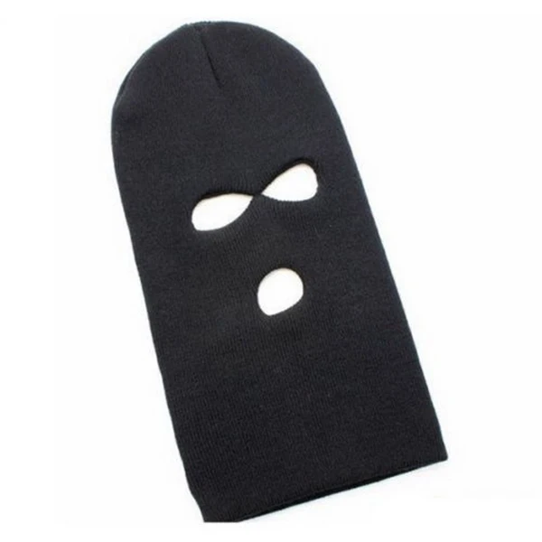 3 отверстия полицейская маска/капот Цвет Черный полиция-Спецназ-рейд-спецназ-страйкбол-Пейнтбол-Лыжный-снег-серфинг