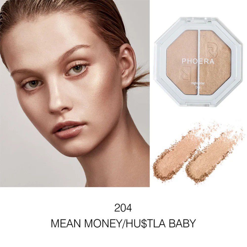 Beauty двухцветный хайлайтер макияж крем с мерцающим эффектом для лица тени век 6 шт.