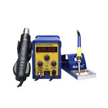 BAKU 878L2 Wind Hot Air Soldering Station 110/220V with Heat Gun and english Manual LED Digital Display 1pc