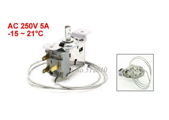 

AC 250V 5A 3 Pins Terminals Refrigeration Thermostat for Refrigerators