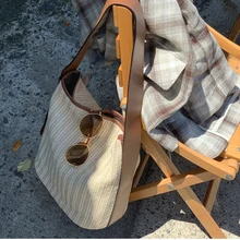 Ручная работа, женская сумка, Ретро стиль, пляжная сумка, соломенная веревка, вязаная, большая сумка-мессенджер, женская, свежая, бумажная сумка для лета, сумка-тоут