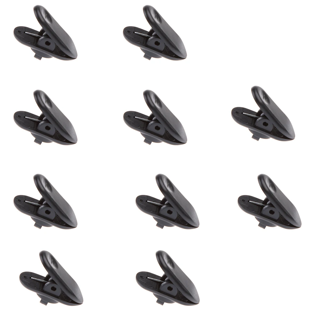 10 Pack New Earphone Cable Wire Cord Collar Clip Clamp Headset Black / White | Электроника