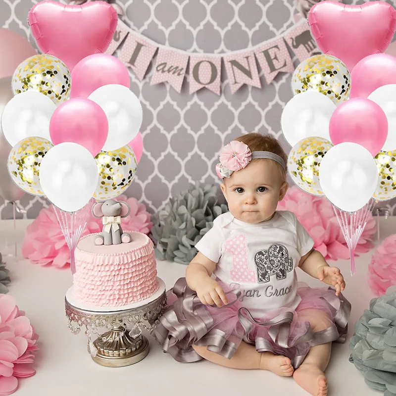 10 шт смешанные латекса сердца конфетти шары Baby Shower аксессуары для вечеринки дня