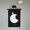 Nordic Style Cartoon Cloud Kids Room Wooden Stickers Wall Hanging Hook Home Decor Wall Decoration Crafts hanger key holder wall 4
