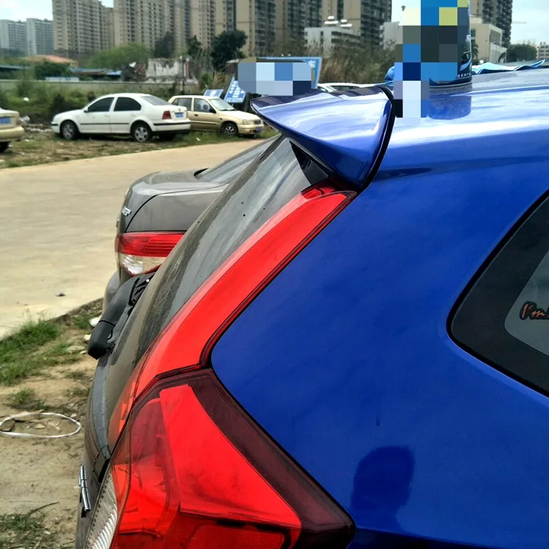 Задний спойлер из АБС пластика для Honda Fit 2014 2018 монтажный задний скребок GK5 FIT JAZZ