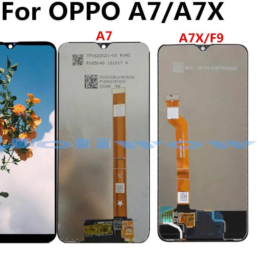 

For OPPO A7 F9 A7X LCD Display+Touch Screen+tools Digitizer Assembly Replacement