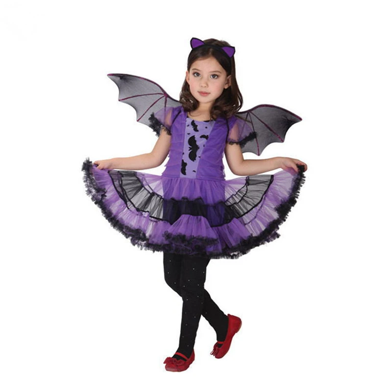 2018 новый дизайн костюм плащ ведьмы Хэллоуин креативный маскарадный костюм Хеллоуин Ведьма для маленьких девочек на Хэллоуин подарки для