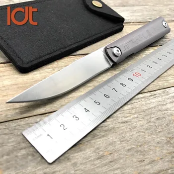 

LDT Zebra MS2 Folding Knife S35VN Blade Titanium TC4 Handle Knives Ceramic Ball Bearing Tactical Survival Camping Knife EDC Tool