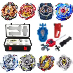 8 шт Beyblades Металл Fusion Beyblades комплект коробка для хранения топ Beyblade взрыв бей лезвие 4 Launcher Beyblade игрушки B121 B122 B125 B127