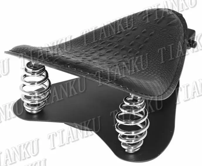 Кожаное сиденье с пружинным сиденьем + Монтажный кронштейн для Kawasaki Vulcan Classic VN 400