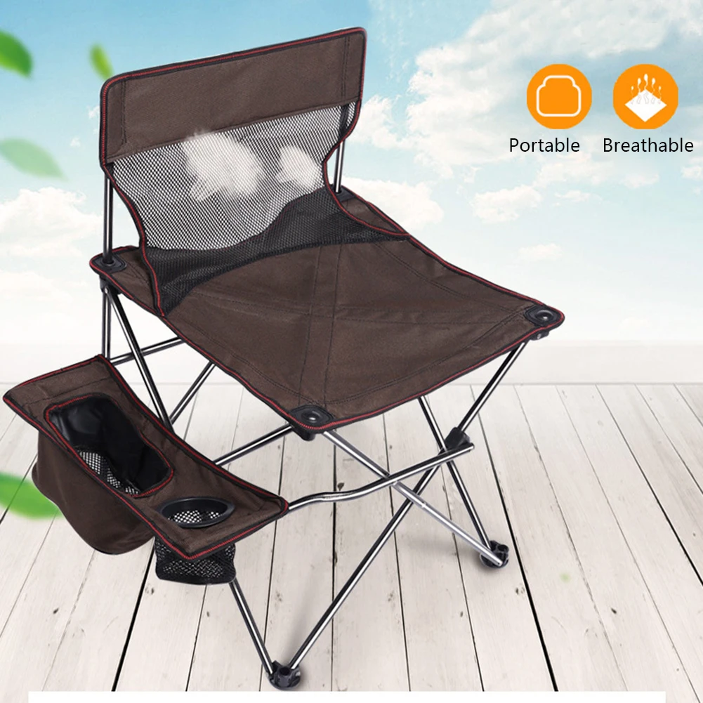 

Oxford Cloth Ultralight Fishing Chairs Portable Folding Chair Outdoor Mesh Seat Stool for Camping Picnic Beach Fishing Tool