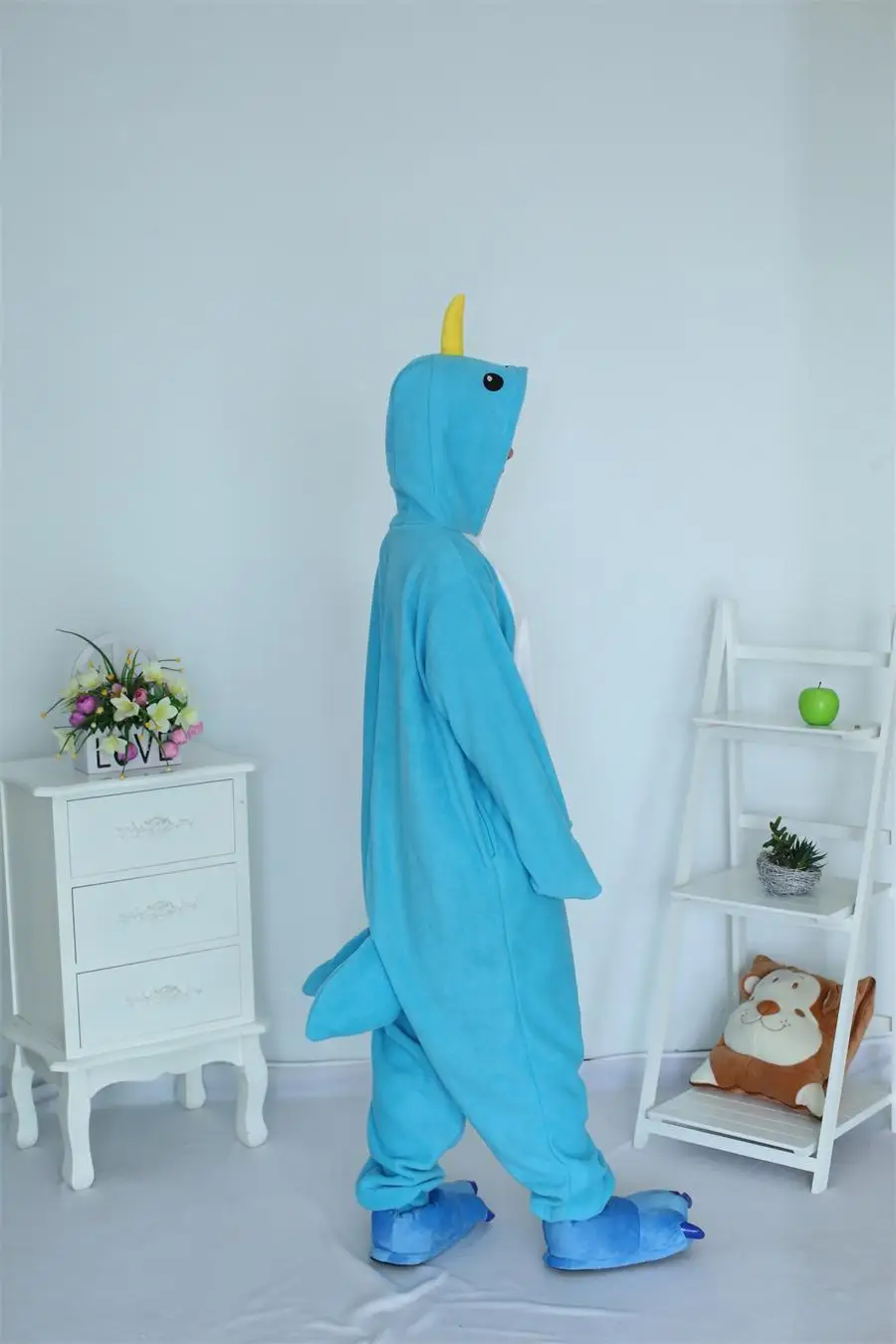 Кигуруми взрослые кигуруми животные Narwhal комбинезоны аниме косплей костюм