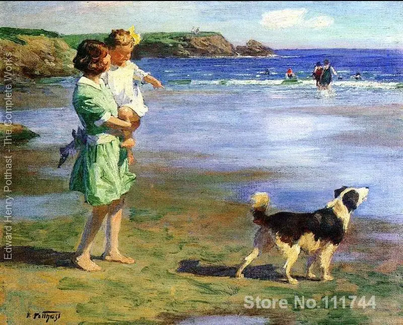 

Copy paintings of famous artist Summer Pleasures Edward Henry Potthast artwork High Quality Handmade