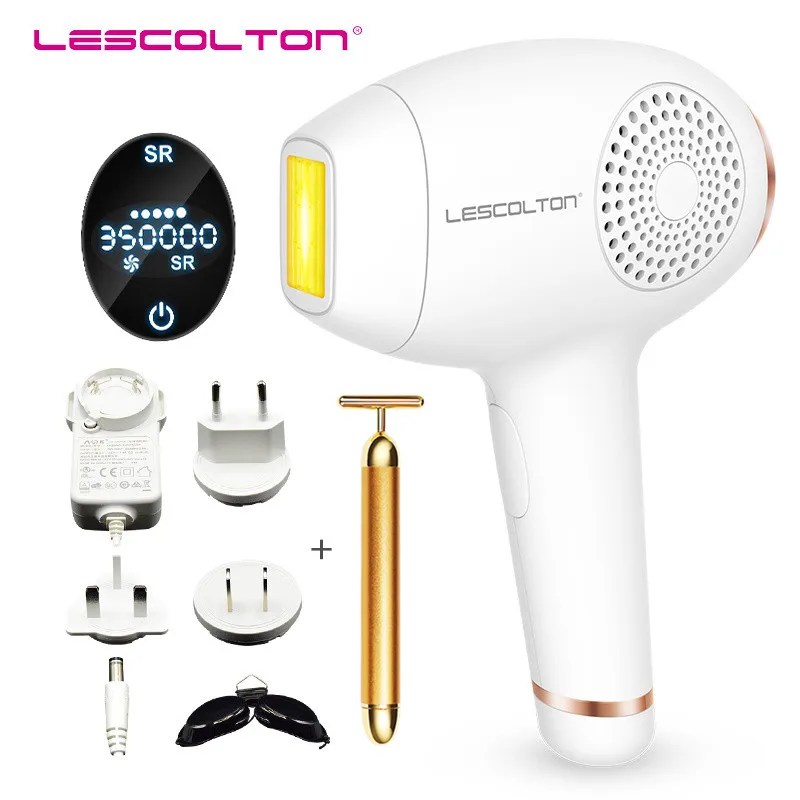 

Lescolton 2in1 Laser Hair Removal Device Permanent Hair Removal IPL laser Epilator Armpit Hair Removal to Remove Lip Legs Bikini