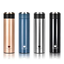 

Stainless Steel Drinking Bottles with Tea Leak, Double Wall Vacuum Insulated Thermos Bottles, BPA Free, 400ml