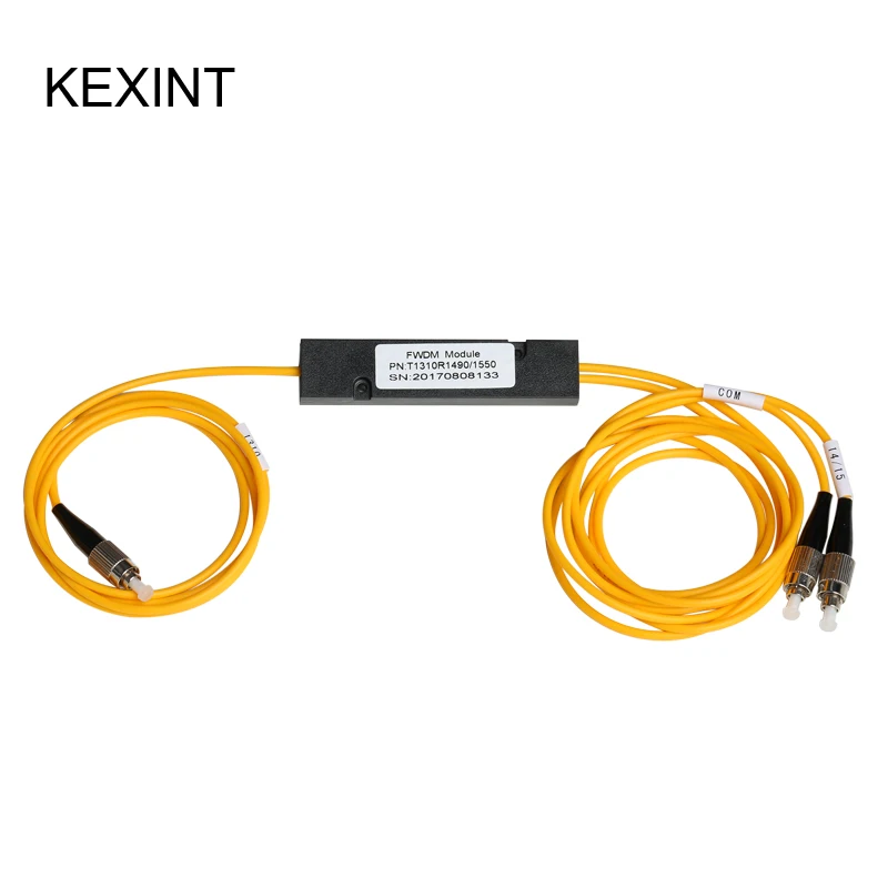 KEXINT 1*2 одномодовая муфта FWDM с разъемом FC/UPC 5 штук 1 м, 0,9, T1550, R1310/1490 нм SC/UPC (данные 1310/1490nm), SC