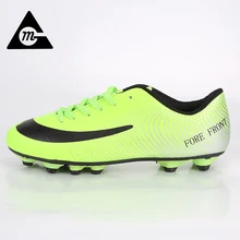 2017 New Football Boots Men Soccer Cleats Bright High Ankle Breathable Football Shoes Original Big Size Soccer Boots S6666