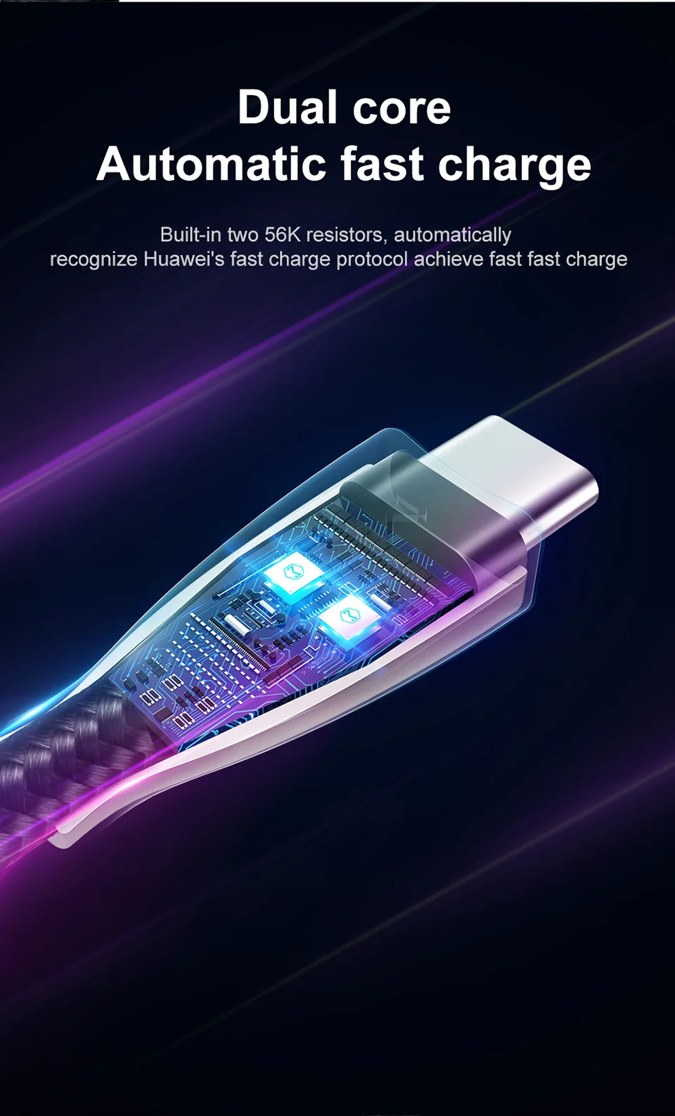 Mcdodo Тип C светодиодный светильник 5A супер быстрая зарядка USB-C кабель для передачи данных телефон для samsung S9 Xiaomi huawei mate 20 P20 QC3.0 кабель