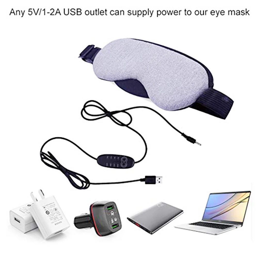 Повязка на глаза с подогревом USB 5 шт./компл.|Сон и храп| |