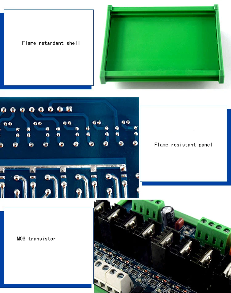 Placa de Proteção do Relé de Isolamento Placa Amplificadora Diafragma rc Anti-surge Power Relay Board 16-way Plc dc 3 Renovação da Casa