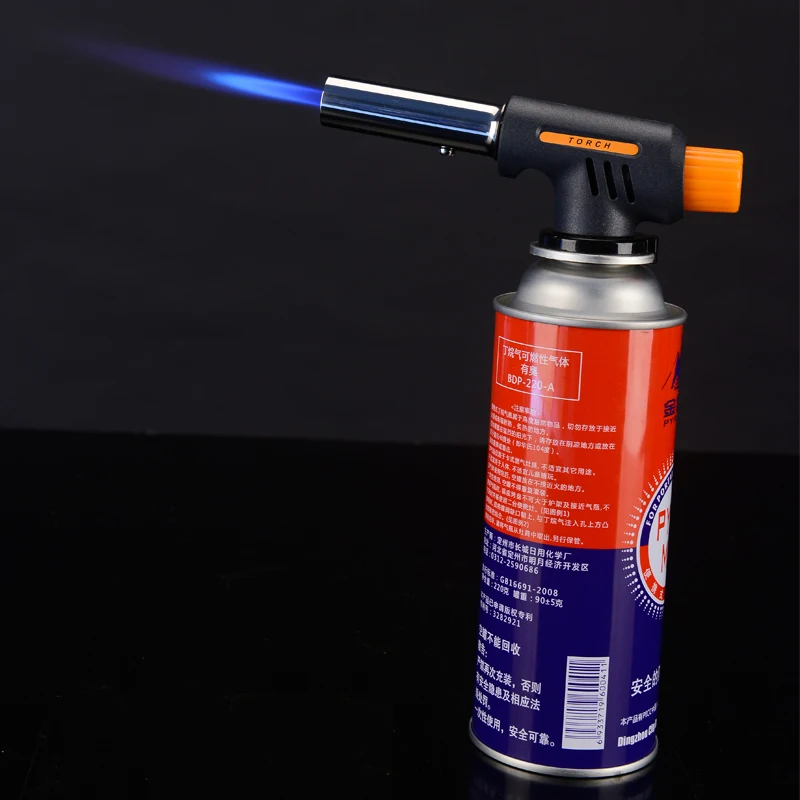 

Barbecue Lgniter Cooking Soldering Butane Gas Torch Flame Caliber Butane Burner Blower Welding Outdoor BBQ Lighters Spray Gun