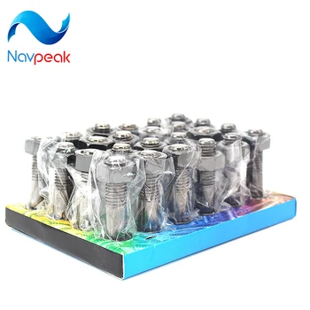 

24pcs/lot Personalized screw type pipe wiet Creative combination type pipe Mini metal smoke pipe tobacco herb smoking tool