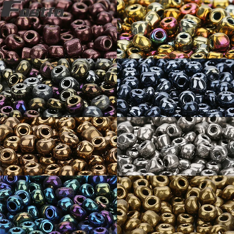 

Fostfo 500pcs 4mm 8 Deep Colors Crystal Beads Czech Seed Beads Glass Loose Spacer Seedbeads For Jewelry Makings Perles Berloque