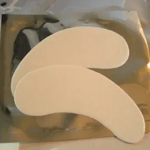 200 пар безворсовой глаза коллагена Нашивки колодки для наращивания ресниц