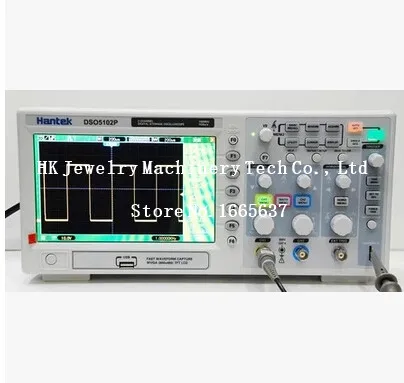 

FREE SHIPPING Hantek DSO5102P Digital Oscilloscope 100MHz 2Channels 1GS/s 7'' TFT LCD 800x480 Record Length 24K USB AC110-220V