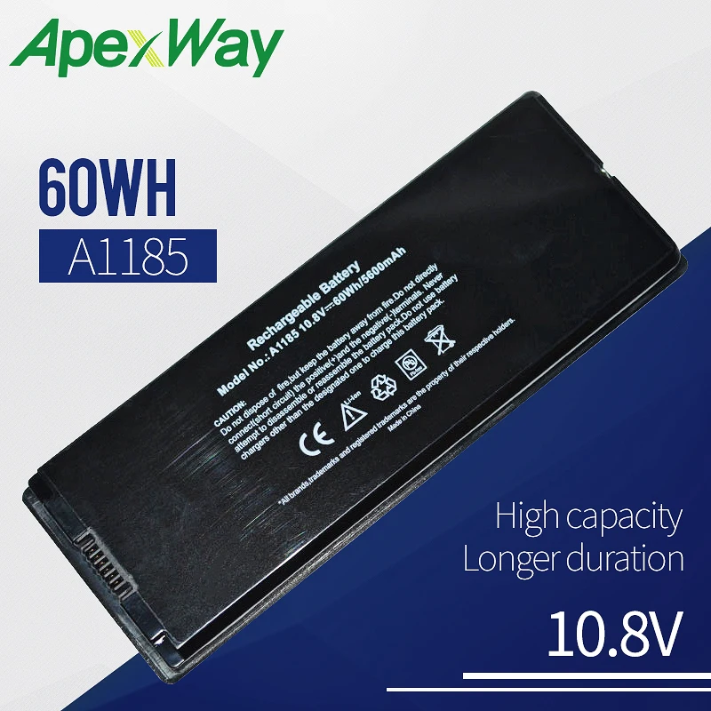60WH Аккумулятор для ноутбука APPLE MacBook 13 &quotMA254 MA255 MA699 MA700 A1185 MA561 A1181 MA566 MA472 MA701