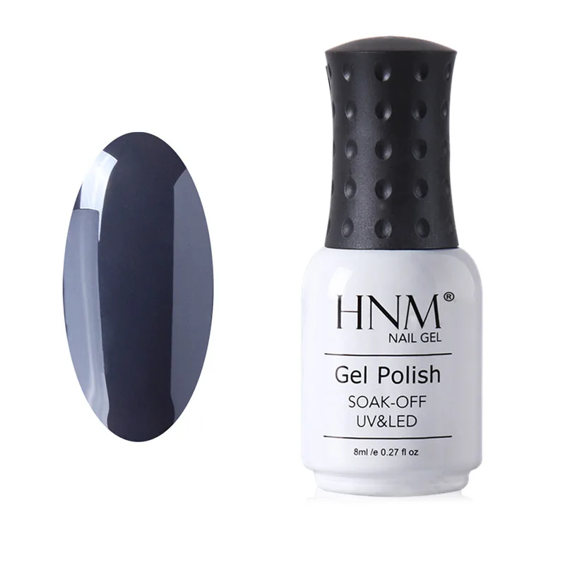 HNM, серый цвет, УФ-Гель-лак для ногтей, долговечный Гель-лак для ногтей, впитывающий свет, светодиодная машина, базовое верхнее покрытие, гибридный лак, дизайн художественной краски - Цвет: 006