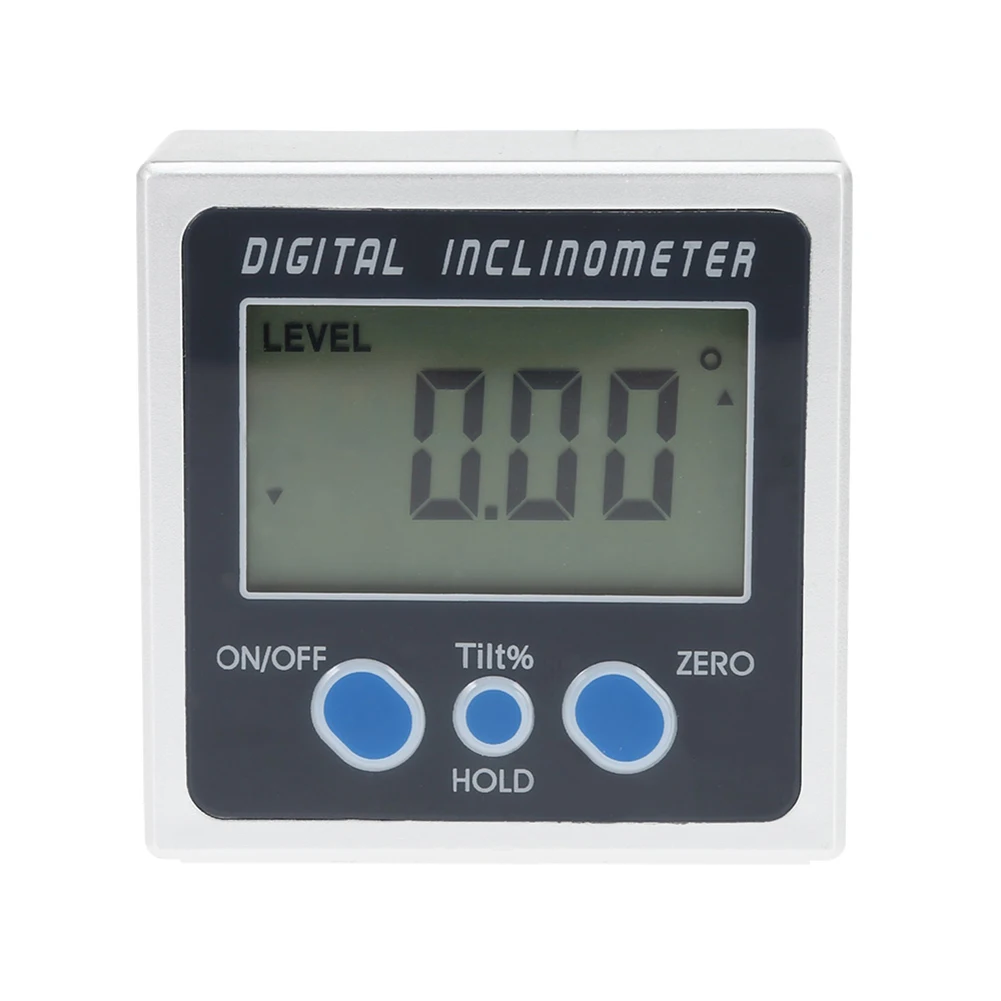 

360 Degree Digital Bevel Box Meter Angle Gauge Mini Protractor With Magnets Base 0.05 Accuracy Electronic Inclinometer