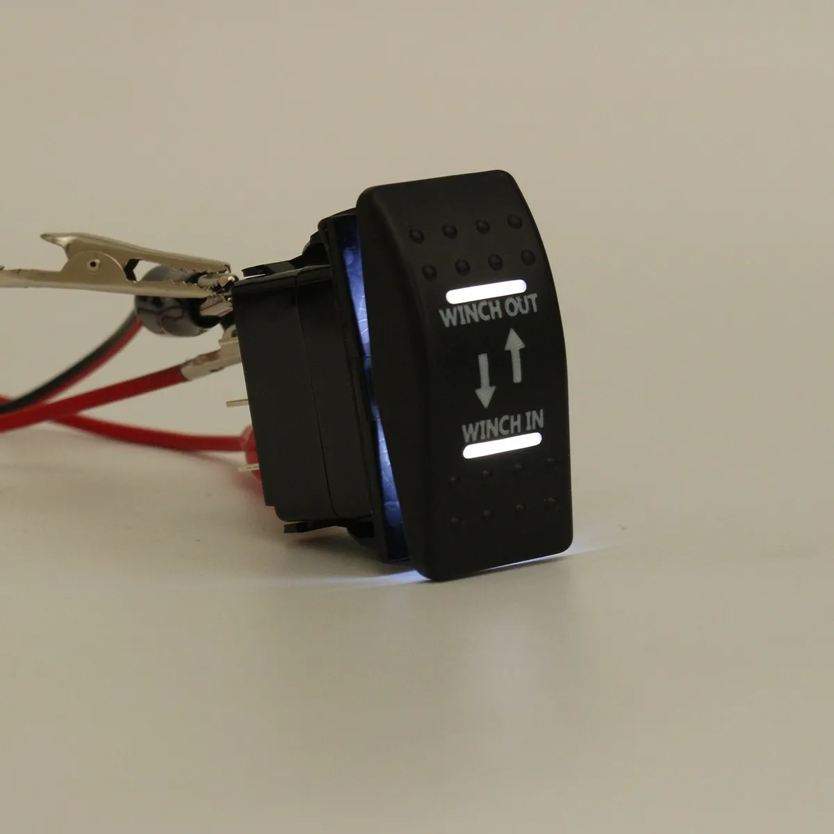 12V 20A 7 Pins автомобильная лебедка в лебедке ON-OFF-ON кулисный переключатель мгновенный светодиодный