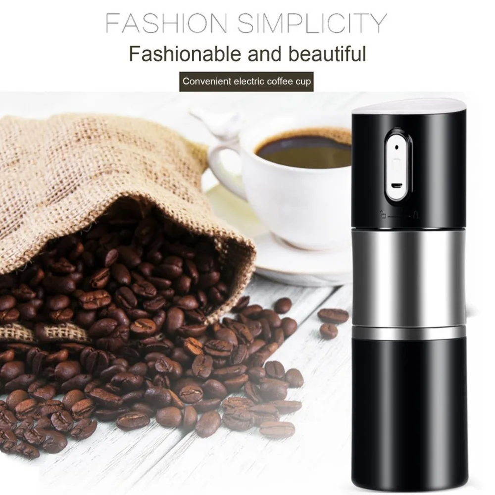 Portable Size Rechargeable Automatic Electric Coffee Maker USB Charging