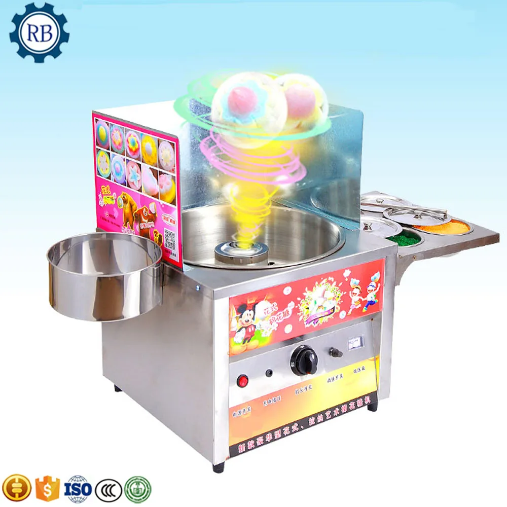 

Industrial table type floss flowers cotton candy machine Marshmallow Making Automatic Cotton Candy Vending Machine