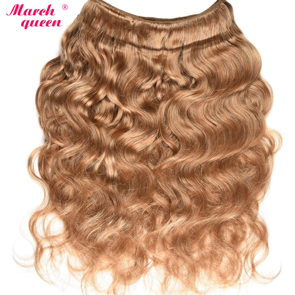 March Queen Honey Blonde Indian Human Hair Bundles With Closure #27 Body Wave 3 Bundles With Lace Closure Raw Indian Hair Weft March Queen Honey Blonde Indian Human Hair Bundles With Closure #27 Body Wave 3 Bundles With Lace Closure Raw Indian Hair Weft