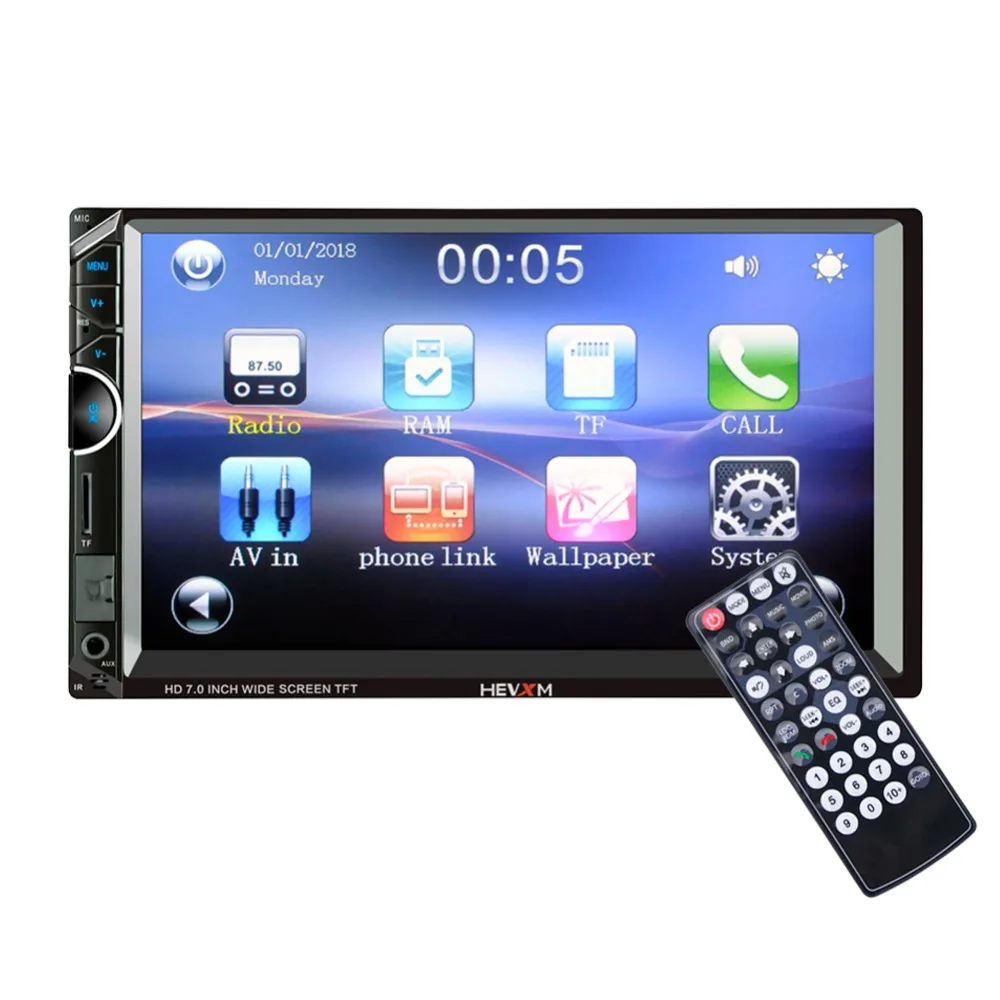 Автомагнитола LaBo 2 Din 7 дюймов Bluetooth mp5 плеер FM USB AUX Авторадио HE 888 2Din с камерой