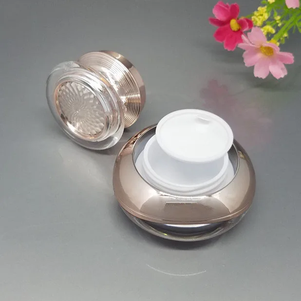 Cream Cosmetic Jar Rose Gold Empty Bottle High Grade Spray Bottle Lotion Pump Set Emulsion Bottle 153050g 15ml 30ml 50ml 100ml (18)